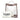 White Fendi Zucca Peekaboo X-Lite Satchel - Designer Revival