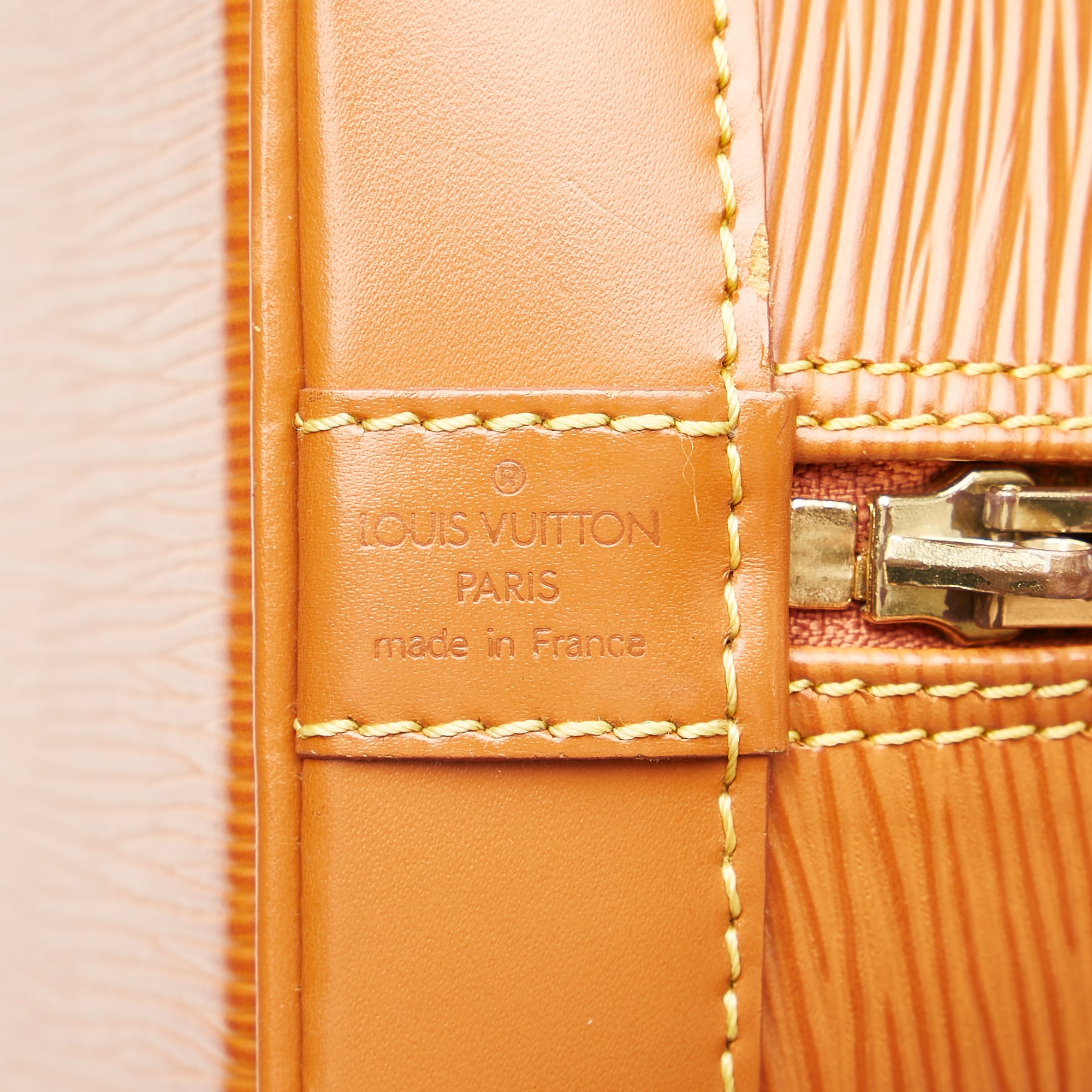Tan Louis Vuitton Epi Alma PM Bag – Designer Revival