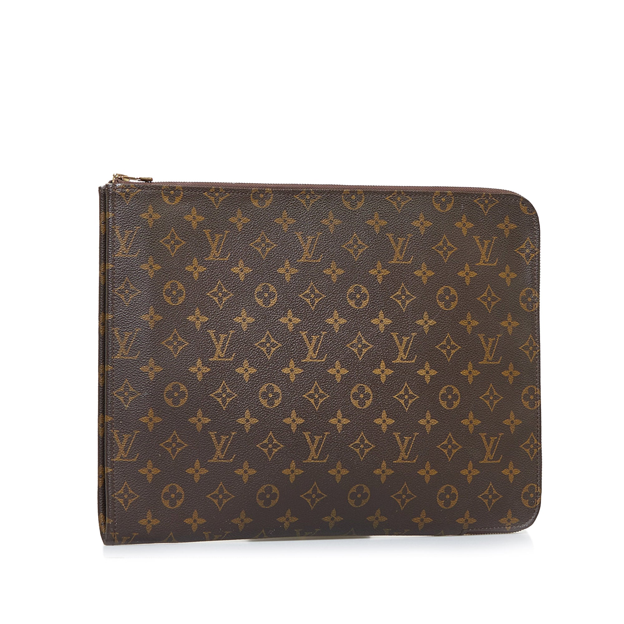 Brown Louis Vuitton Monogram Poche Documents Portfolio Business Bag –  Designer Revival