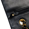 Black Chanel Medium Classic Lambskin Double Flap Bag
