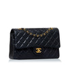 Black Chanel Medium Classic Lambskin Double Flap Bag