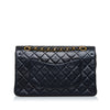 Black Chanel Medium Classic Lambskin Double Flap Bag