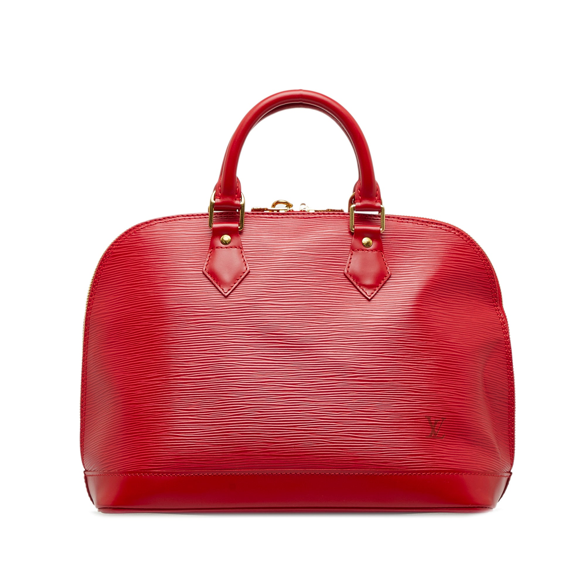 Louis Vuitton, Bags, Louis Vuitton Red Epi Leather Alma Bb Authentic  Preowned