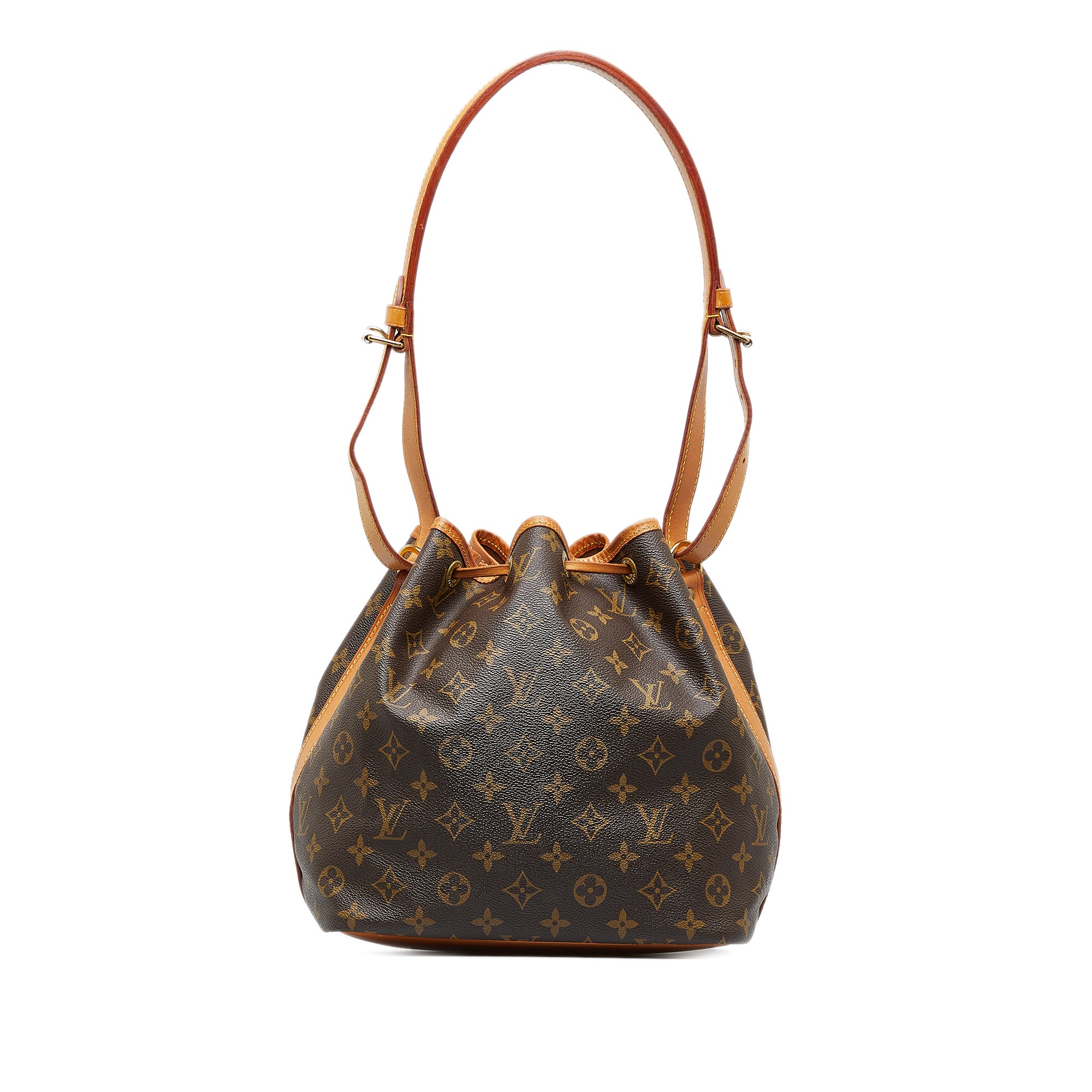 Louis Vuitton Monogram Petit Noe Drawstring Bucket Hobo Bag