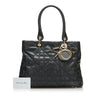Black Dior Small Cannage Metropole Tote