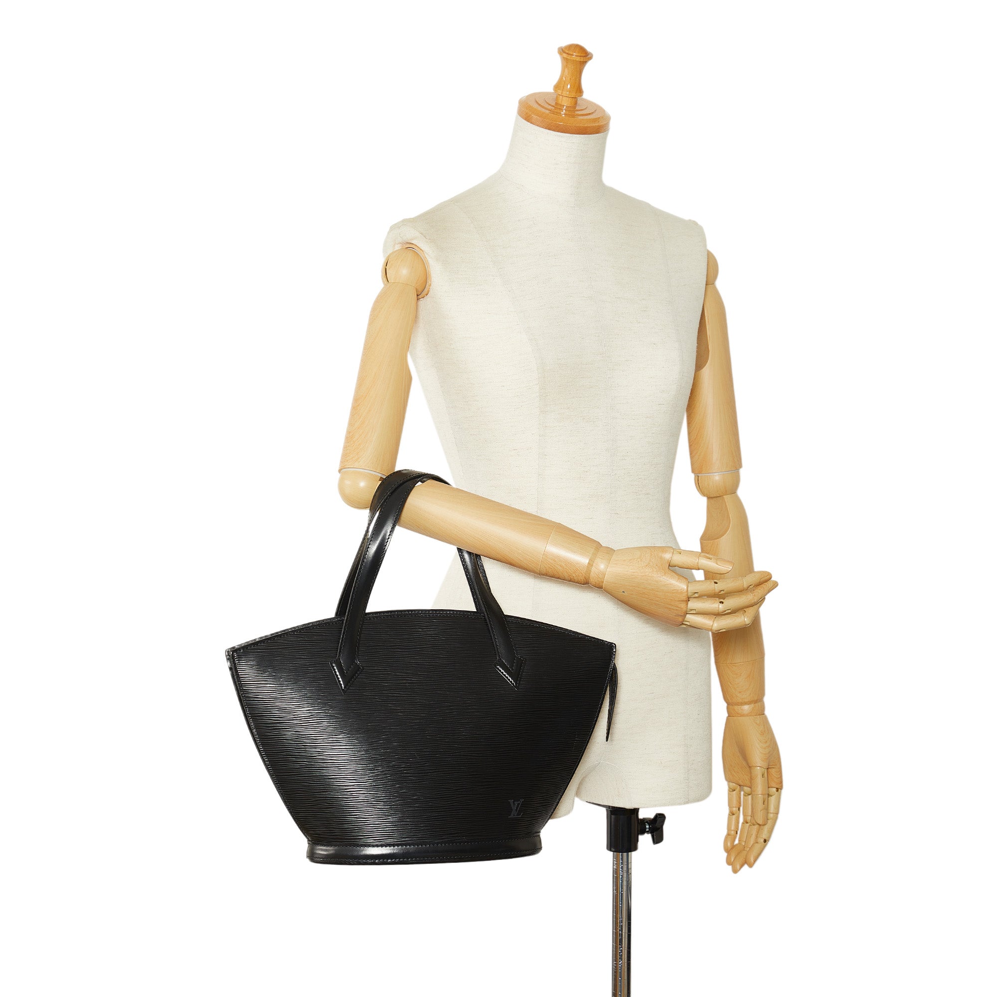 Louis Vuitton Black Epi Leather Saint Jacques Short Strap PM Bag Louis  Vuitton