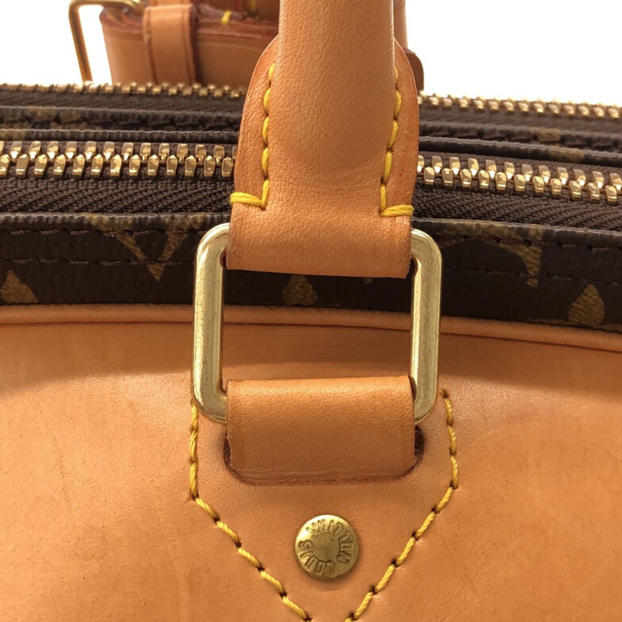 Brown Louis Vuitton Monogram Alize 2 Poches Travel Bag – Designer Revival