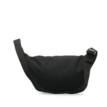 Black Balenciaga Nylon Explorer Belt Bag - Designer Revival