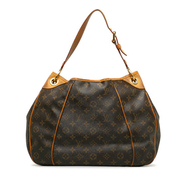 Brown Louis Vuitton Monogram Galliera PM Shoulder Bag - Designer Revival