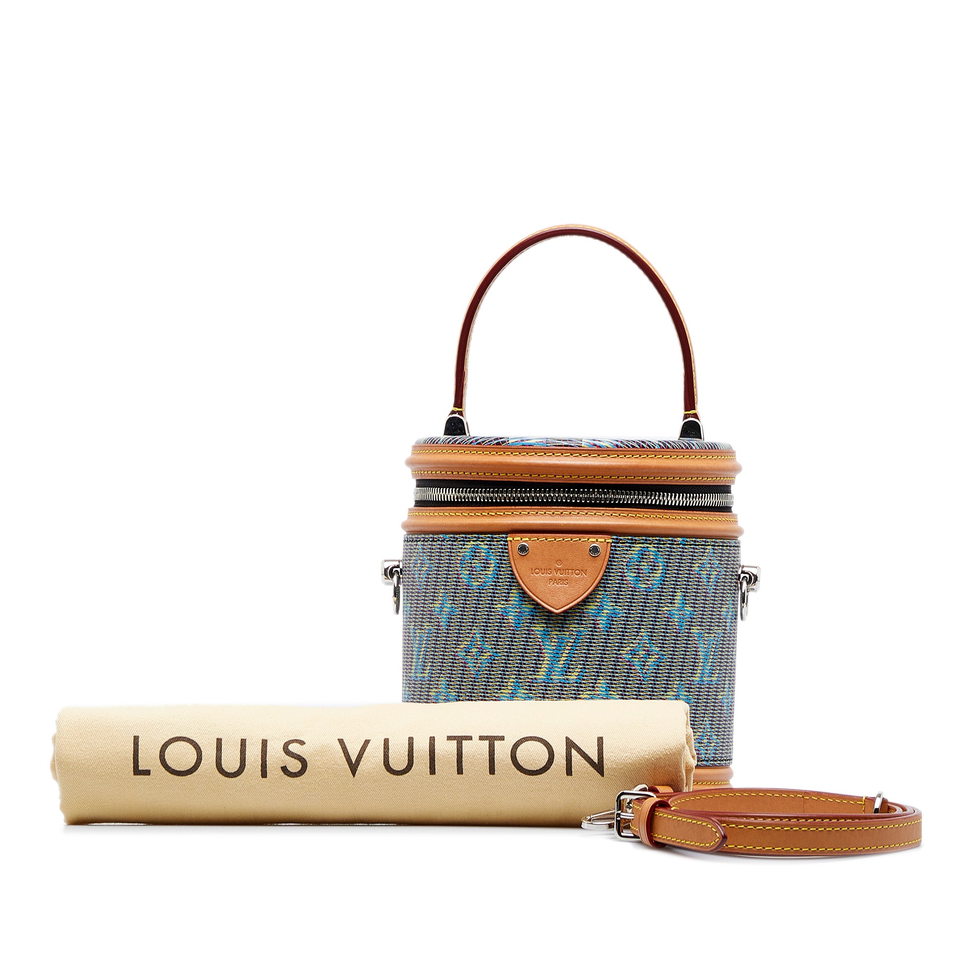 Louis Vuitton Cannes Handbag Damier Monogram LV Pop Canvas