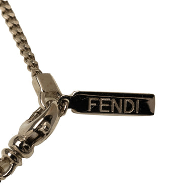Silver Fendi O'Lock Necklace - Designer Revival