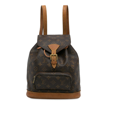 Brown Louis Vuitton Monogram Montsouris MM Backpack - Designer Revival