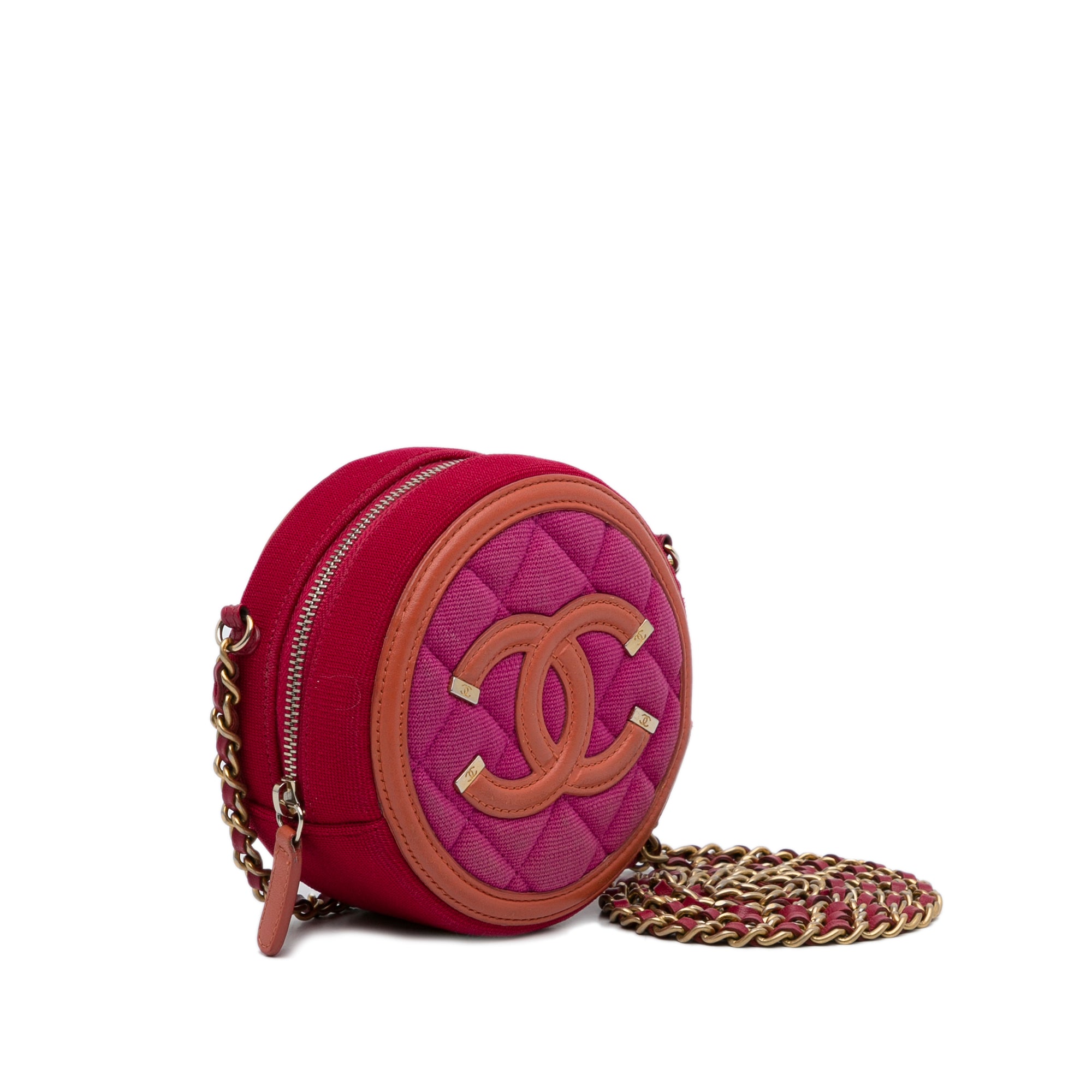 Chanel Brand New Red Camellia Velvet Clutch Crossbody Bag