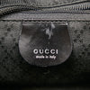 Black Gucci Bamboo Nylon Handbag