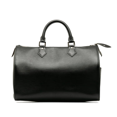 Black Louis Vuitton Epi Speedy 35 Boston Bag
