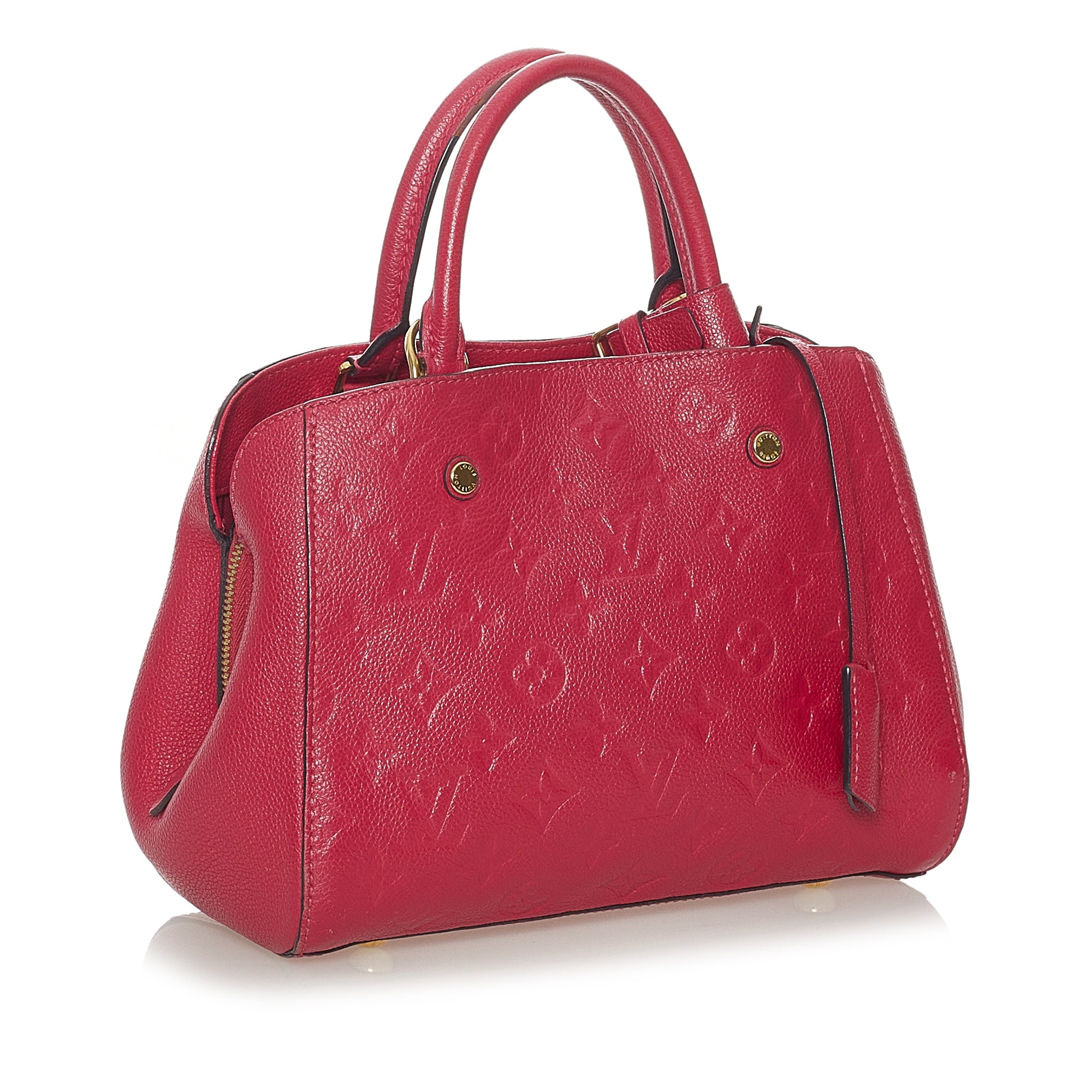 Red Louis Vuitton Empreinte Montaigne MM Bag