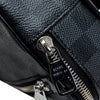 Gray Louis Vuitton Damier Graphite Ambler Belt Bag