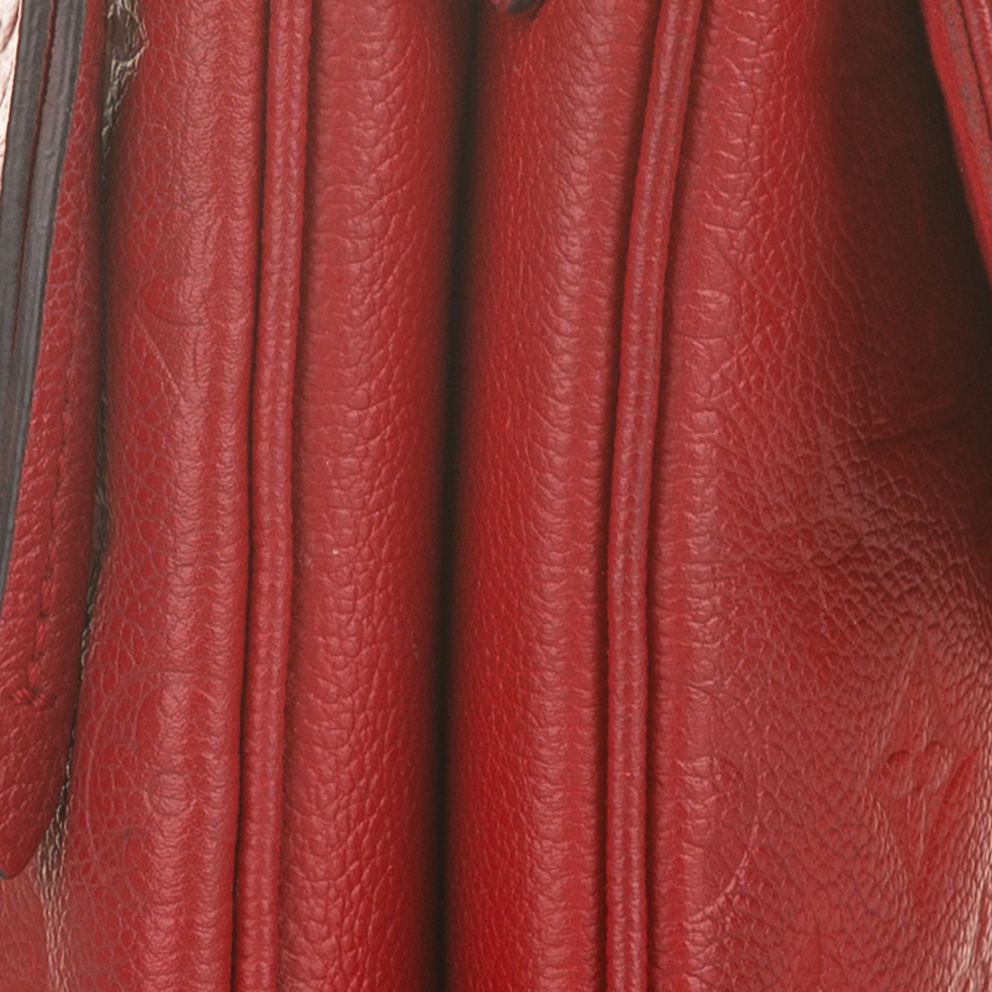 Louis Vuitton Red Monogram Empreinte Twice Crossbody