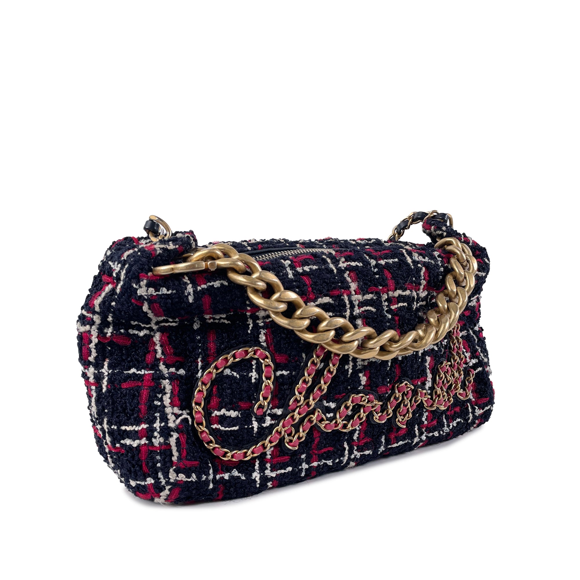Chanel Chain Signature Logo Hobo Bag