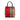 Red Burberry Plaid Canvas Handbag - Designer Revival