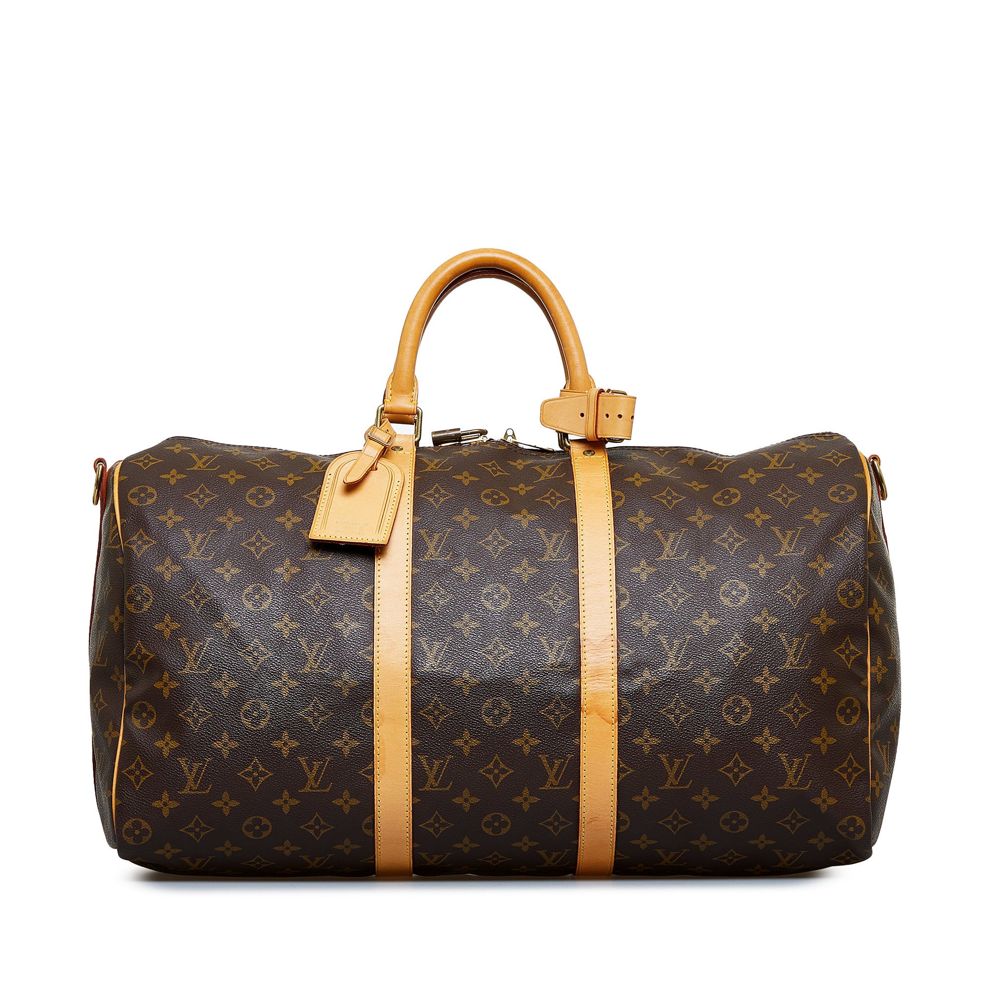 aften Render økse Brown Louis Vuitton Monogram Keepall Bandouliere 50 Travel Bag | Designer  Revival