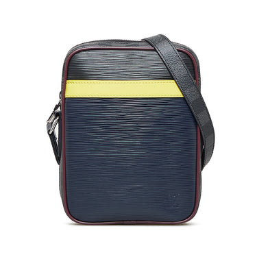 Black Louis Vuitton Epi Danube Crossbody Bag - Designer Revival