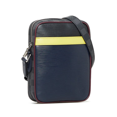 Black Louis Vuitton Epi Danube Crossbody Bag - Designer Revival