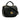 Black Chanel Mini Reverse Quilted Chevron Lambskin Round Satchel - Designer Revival