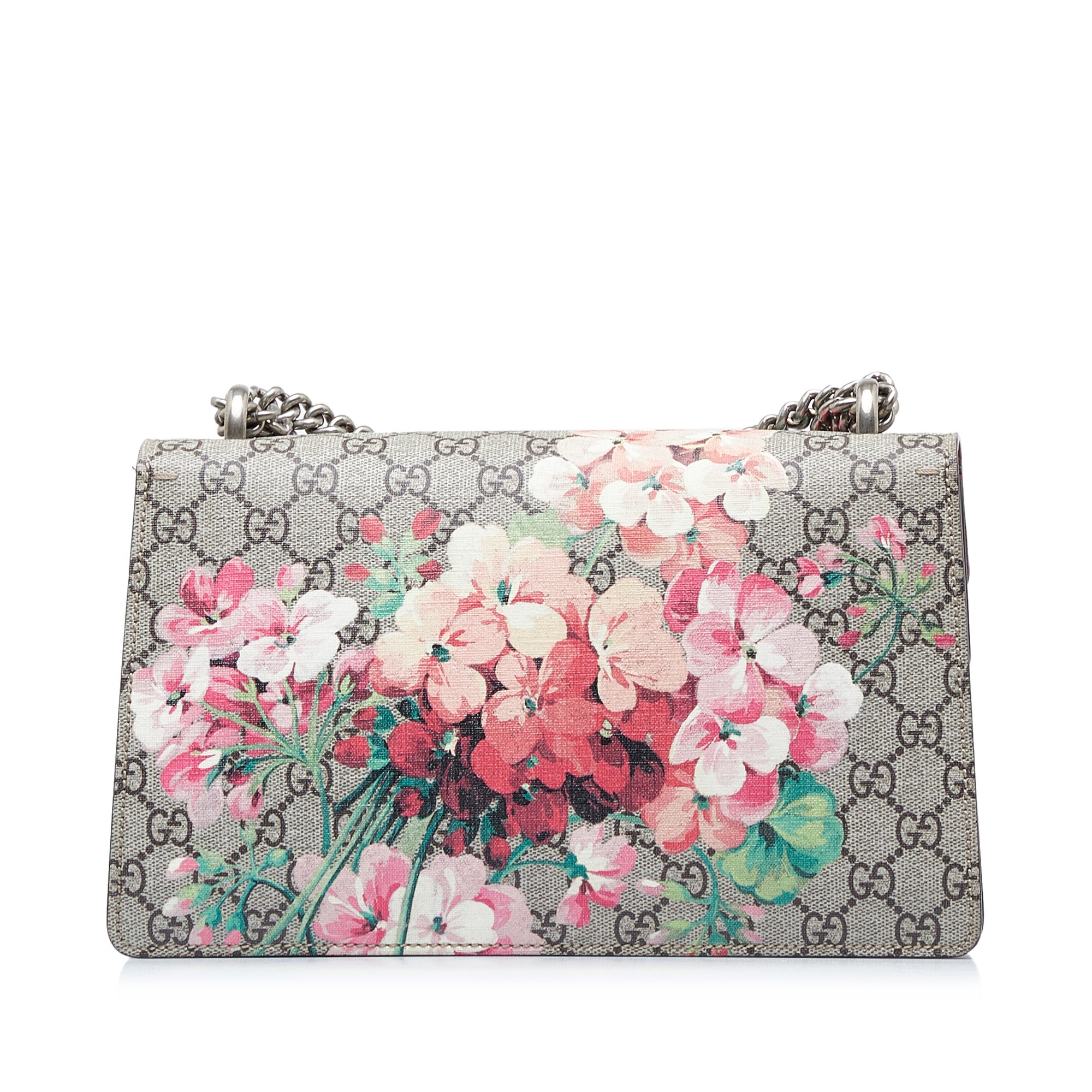 GUCCI Clutch Bag Flat Pouch GG Blooms Floral Pattern Multicolor