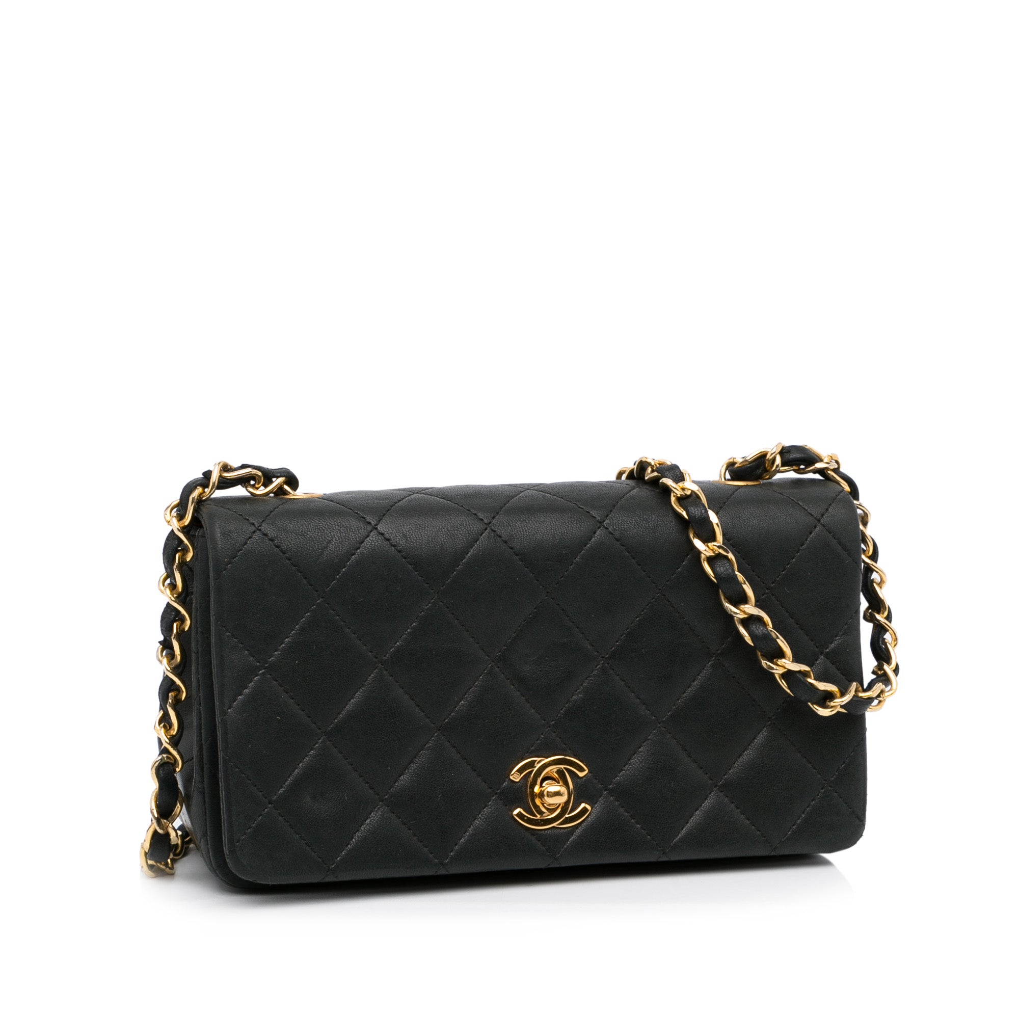 Exclusive CHANEL 21A Black Caviar Quilted Mini Medallion, SALE