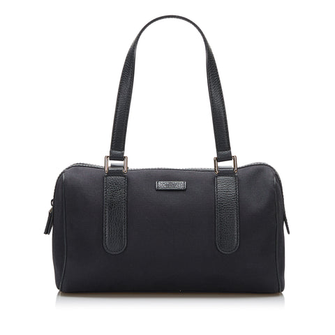 Black Gucci Canvas Handbag
