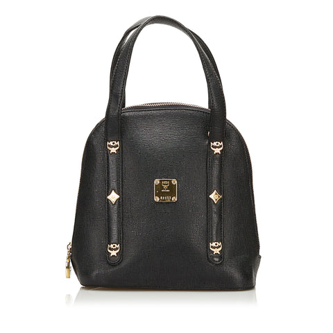 Black MCM Visetos Handbag Bag