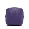 Purple Bottega Veneta Intrecciato Cube Crossbody Bag