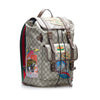 Brown Gucci GG Supreme Courrier Backpack