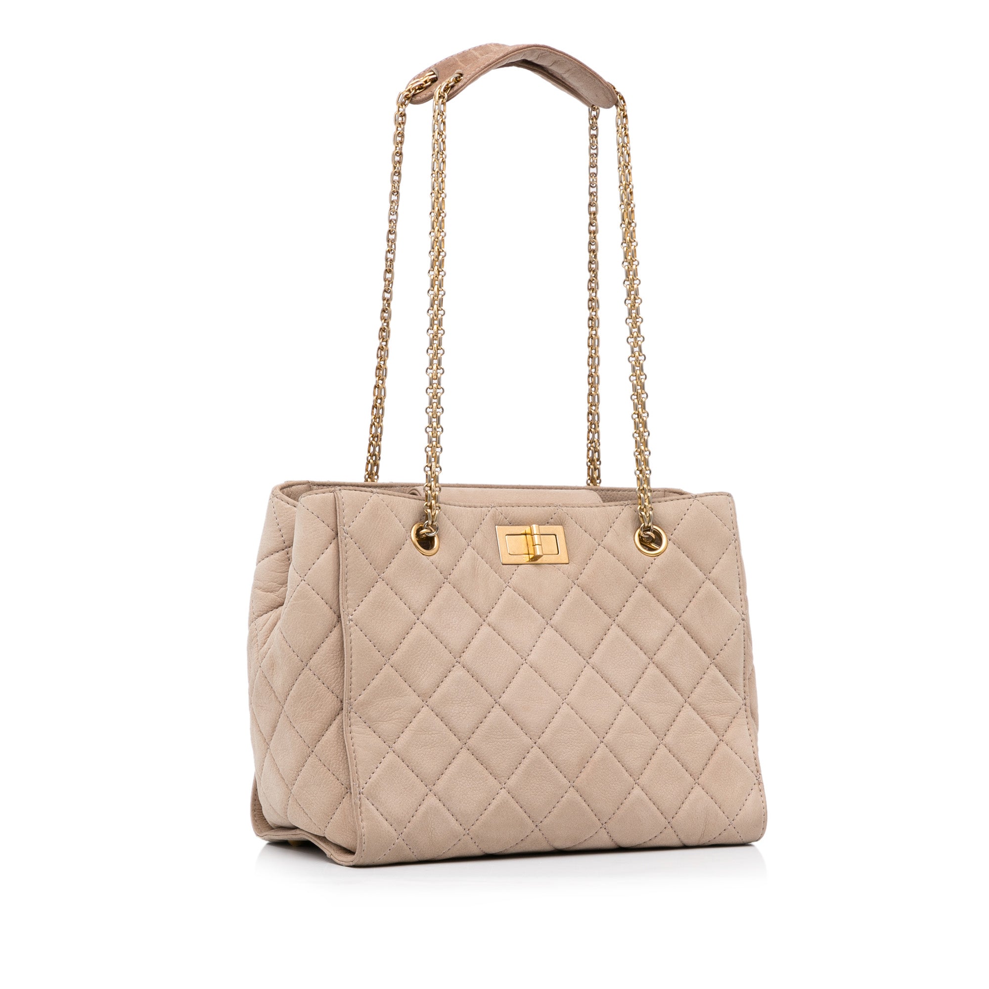 Chanel Reissue 225 Beige Calfskin Leather, Antique Gold Hardware, Preowned  in Dustbag - Julia Rose Boston