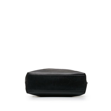 Black Chanel CC Lambskin Leather Tote - Designer Revival