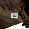 Brown Prada Canapa Logo Crossbody Bag