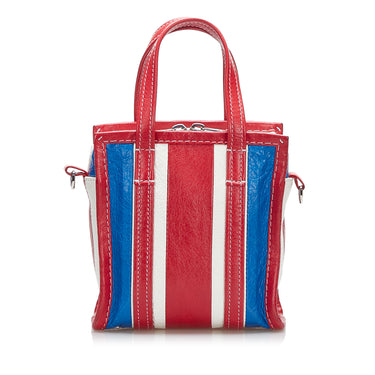 Red Balenciaga Bazar Shopper XXS Satchel - Designer Revival