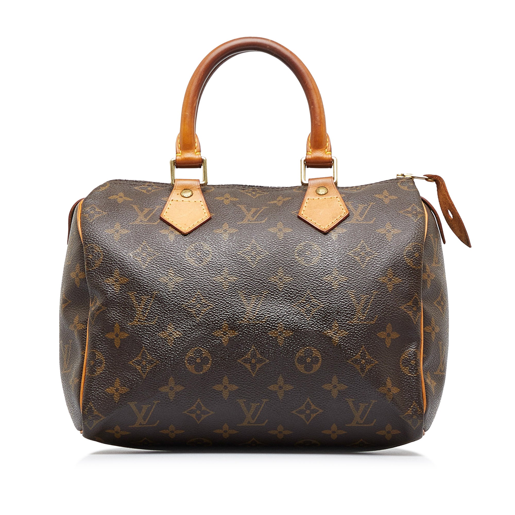 Louis Vuitton Brown Monogram Canvas Speedy 25 Top Handle Bag