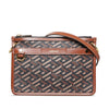 Brown Versace La Greca Crossbody Bag