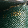 Green Louis Vuitton Taiga Porte Monnaie Cuvett Coin Pouch