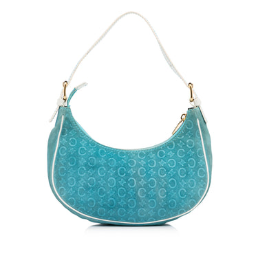 Blue Celine C Macadam Hobo Bag - Designer Revival