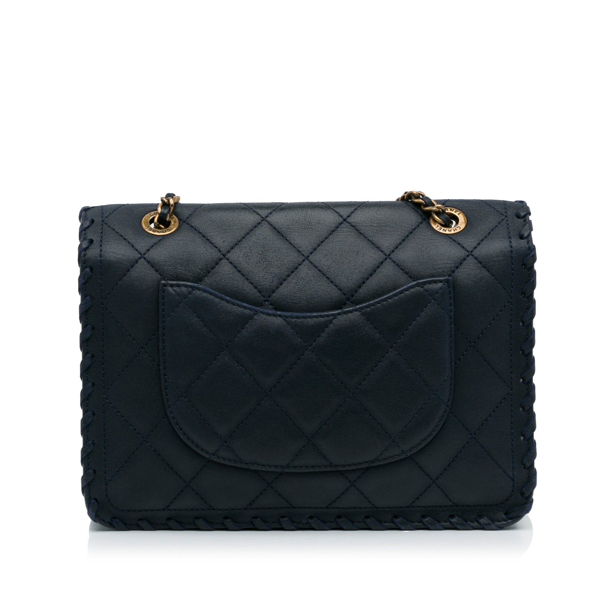 Blue Chanel Happy Stitch Flap Bag – Designer Revival