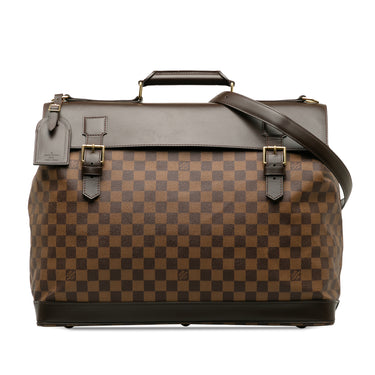 Brown Louis Vuitton Damier Ebene West End PM Travel Bag - Designer Revival