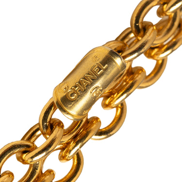 Gold Chanel CC Flap Charm Necklace - Designer Revival