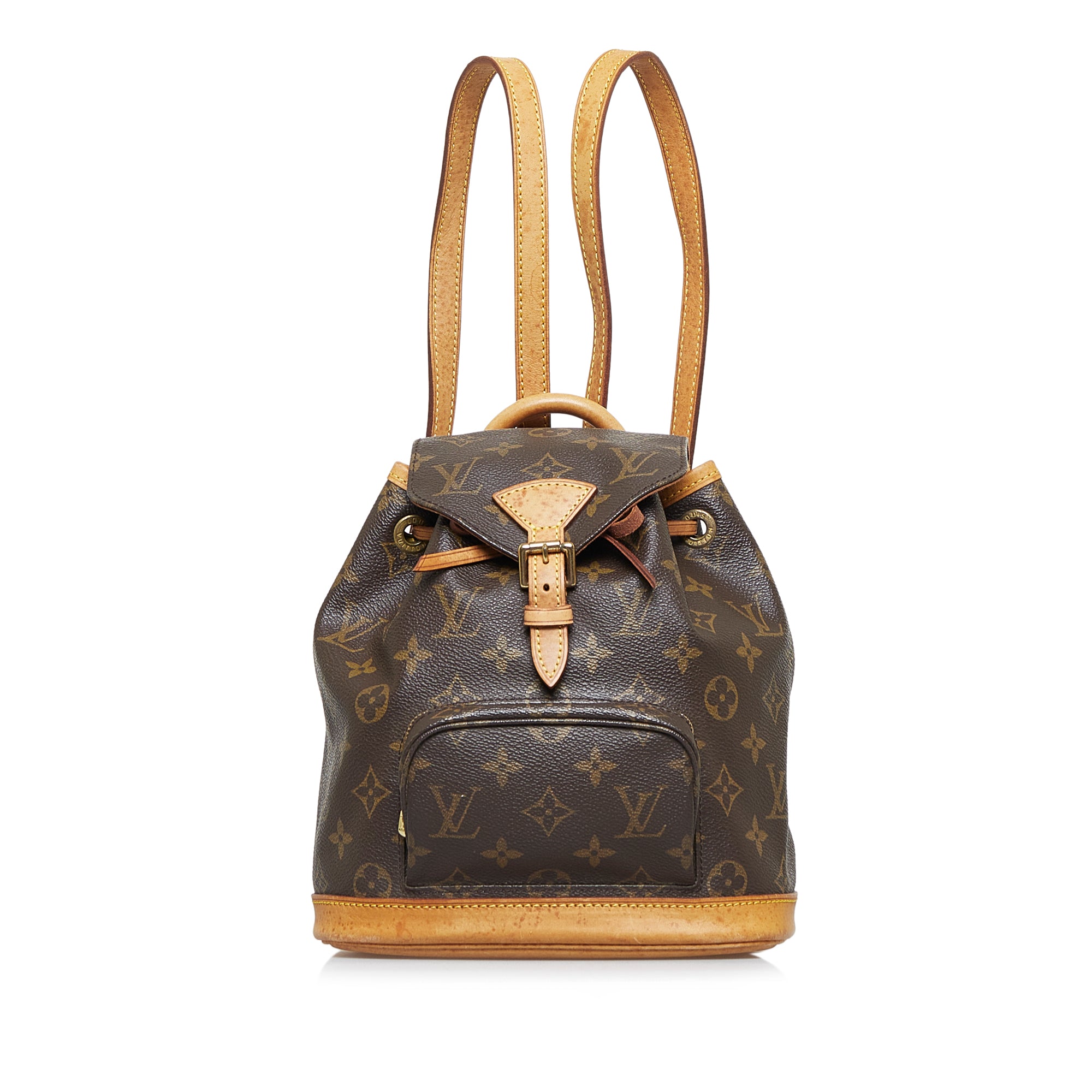 Brown Louis Vuitton Monogram Montsouris Backpack Designer Revival
