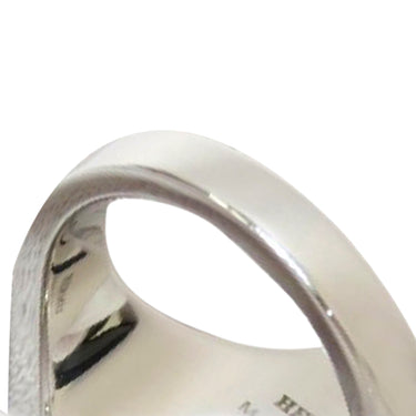 Silver Hermes D Ancre Cocktail Ring
