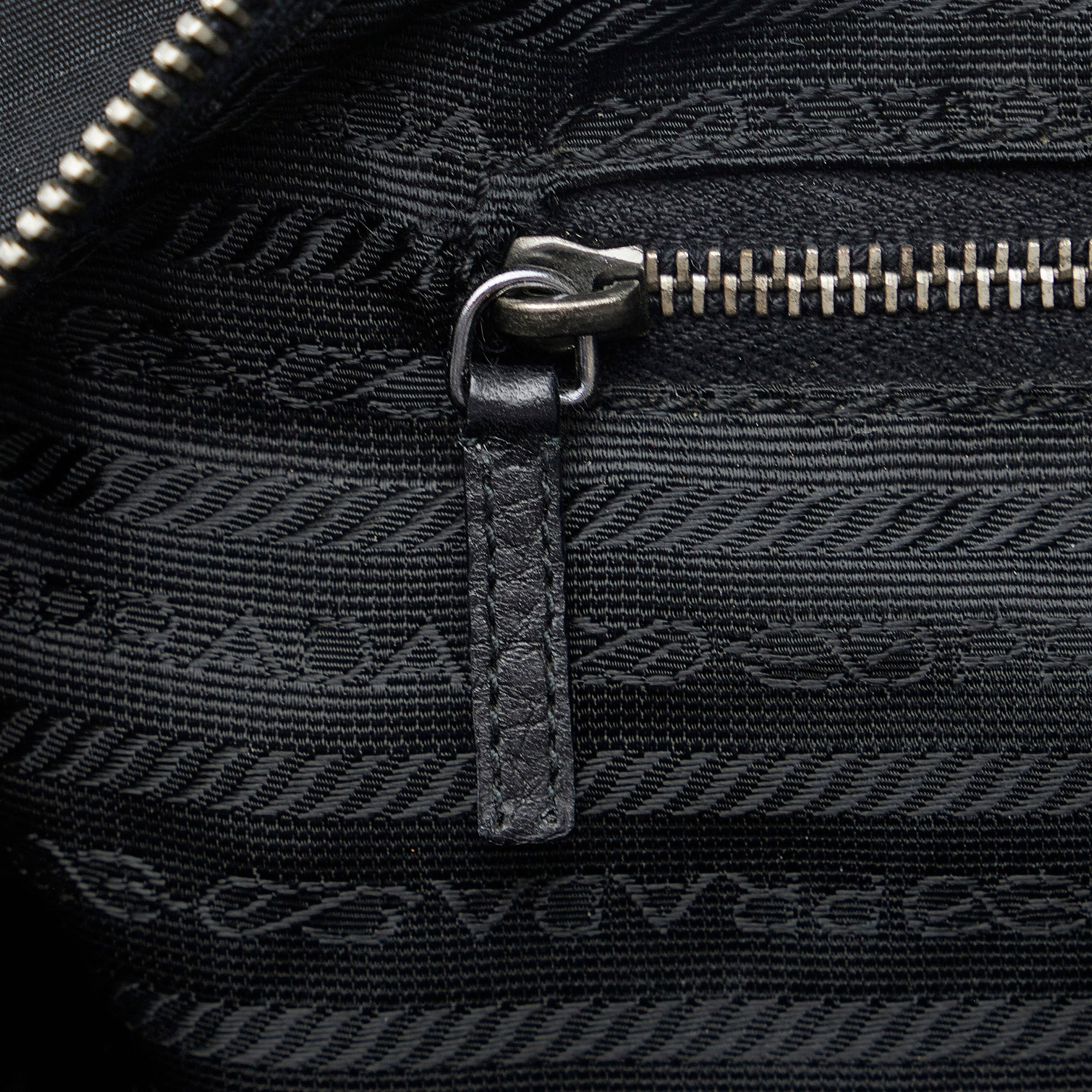Black Prada Tessuto Re - PRADA Nylon Leather Shoulder Bag Purse Black NERO  - RvceShops Revival