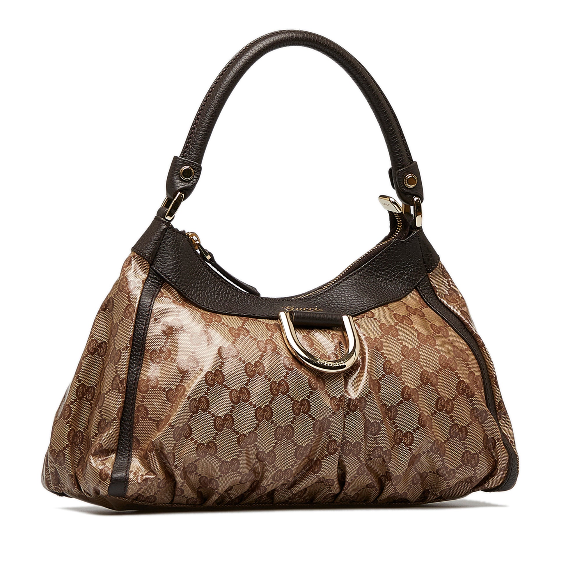 Gucci Crystal GG Logo Monogram Medium Abbey Shoulder Bag