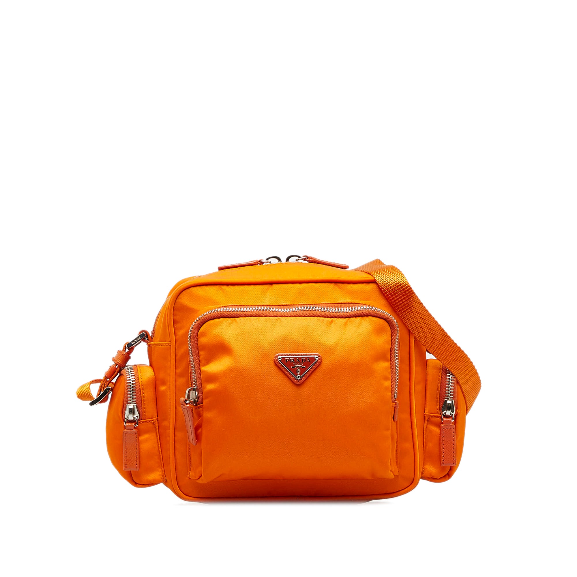 Orange Prada Tessuto Crossbody Bag – AmaflightschoolShops Revival